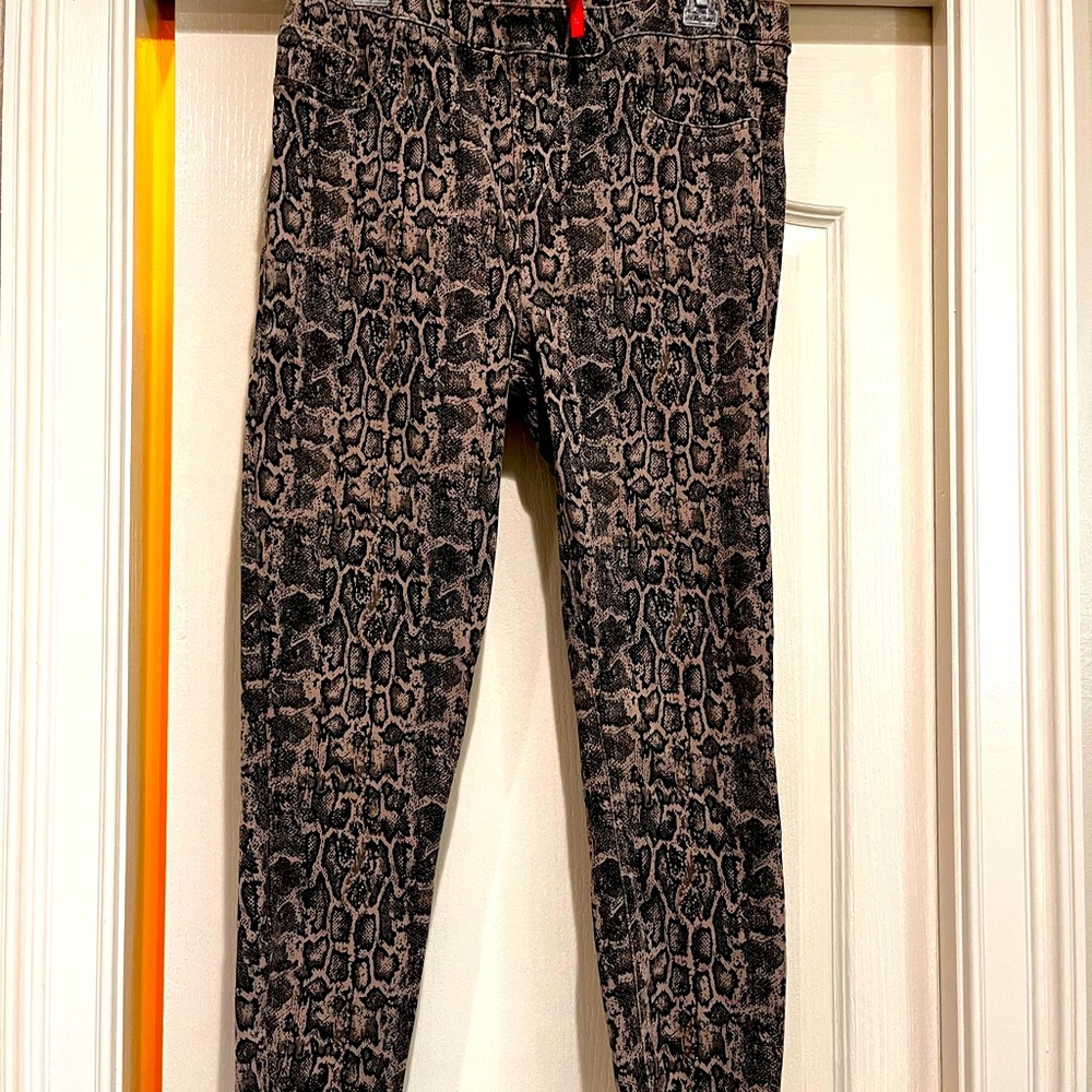 Spanx animal print leggings Size XL